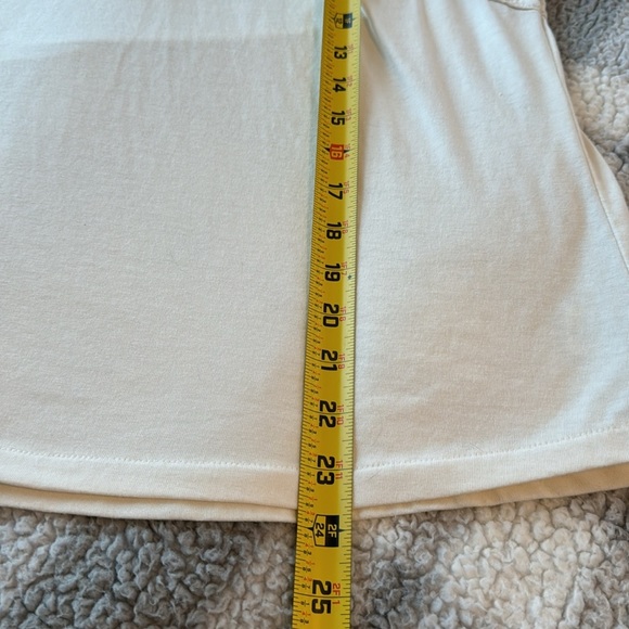 Aventura Cream Short Sleeve Shirt Top Womens Medium Embroidered Cottagecore Boho - Picture 11 of 11